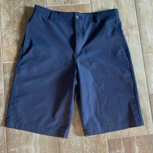 Blue golf shorts